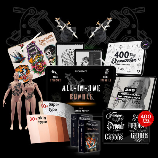 Procreate Tattoo Brushes Bundle